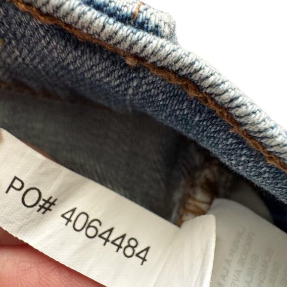 Madewell Jeans Womens 23 Blue 9 Inch High Rise Skinny Distressed J0513 SU18 - Picture 2 of 15